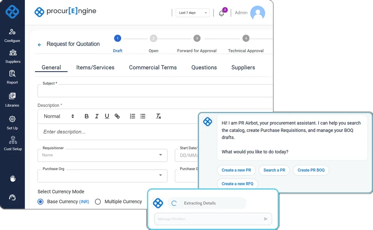 procurEngine AI Assistant